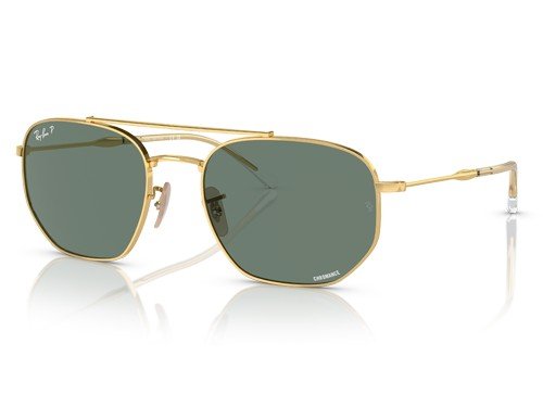 Anteojos de sol Ray-Ban RB3707L , GLD SHN, GRN Polarizado