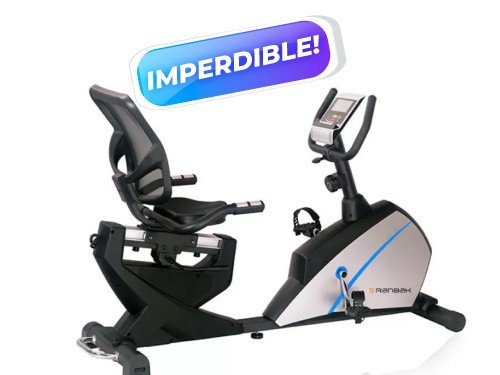 Bicicleta fija Recumbent Magnética Reforzada Ranbak 206N ergonómica