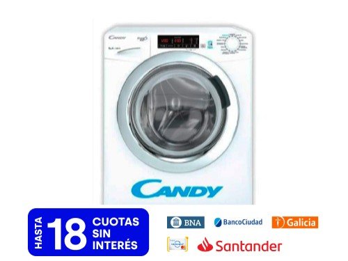 Lavarropas Smart Touch 8 Kg Candy