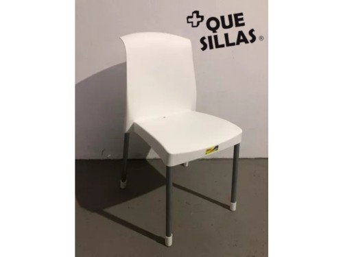 Silla Plastica Reforzada Apilable Comedor Galana Malba