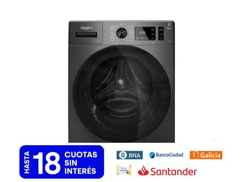 Lavarropas 9kg Wnq90as Whirlpool