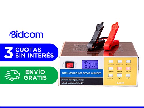 Cargador De Batería Para Auto Gadnic AV300 Mantenedor 12v - 24v Corte