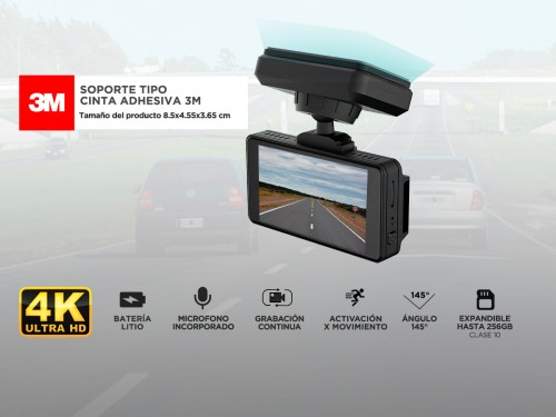 Camara Para Automóvil Gadnic CC4K DVR lente única 4K