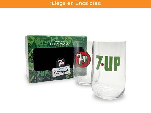 Pack: GP Two Pack Vasos Vintage 1930-1950 7up