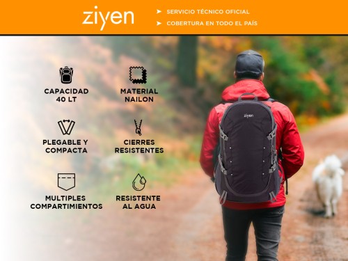 Mochila Plegable Ziyen Capacidad 40L