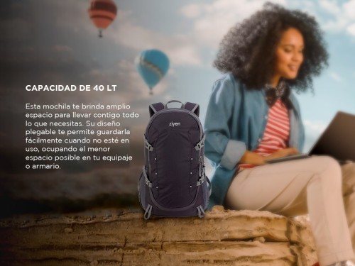 Mochila Plegable Ziyen Capacidad 40L