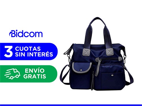 Bolso Bandolera Impermeable Gadnic Con Bolsillos y Cierres