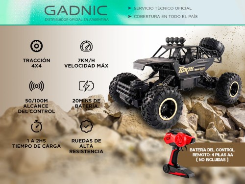 Autito Control Remoto Gadnic Todo Terreno 4 x 4