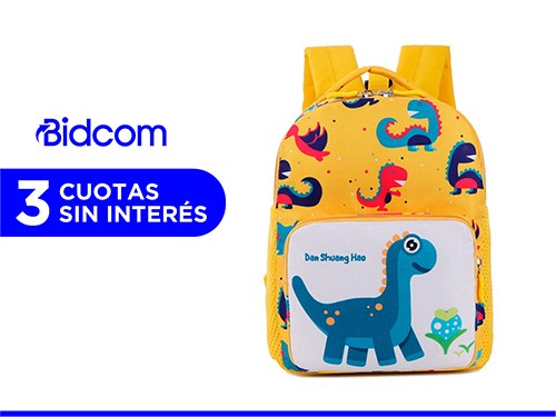 Mochila Escolar de Dinosaurio Gadnic Para Niños Colegio