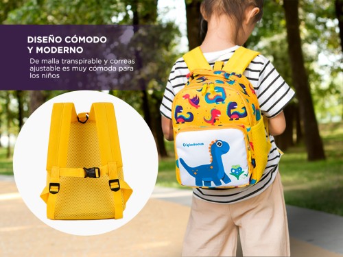 Mochila Escolar de Dinosaurio Gadnic Para Niños Colegio