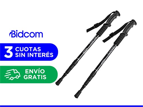 Kit Bastones Gadnic Para Trekking Senderismo Antishock