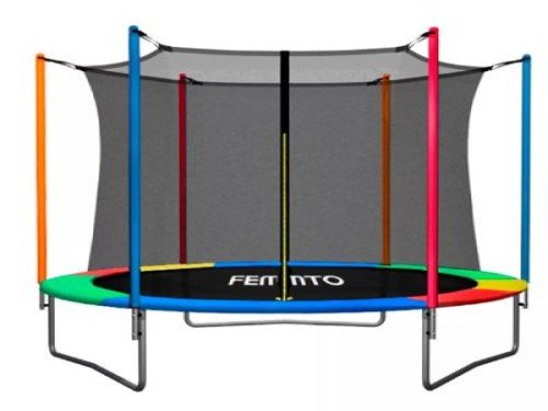 Cama Elástica Femmto TPL08FT00 2.44m Trampolín con Red Protectora Lona