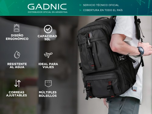 Mochila para Viajes Gadnic 50 litros