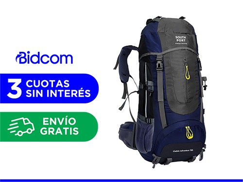 Mochila de Mochilero South Port By Gadnic 70Lt Ideal Camping Trekking