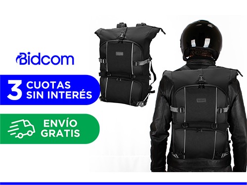 Mochila Impermeable Gadnic MCH400 Ideal Moto Cuatriciclo Bicicleta