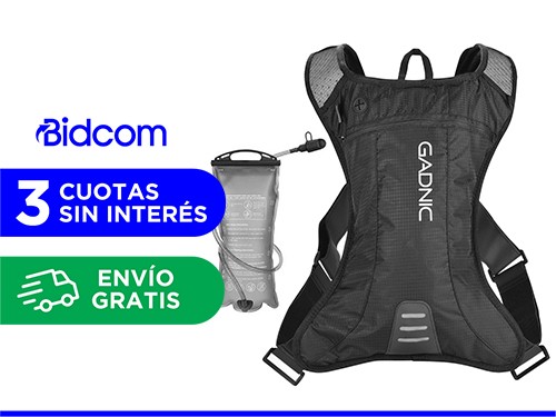 Mochila Hidratante Gadnic Running Impermeable Con Bolsa 2L