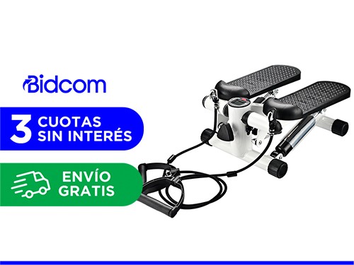 Escalador Gadnic Mini Stepper Con Bandas 100kg Hidráulico Antideslizan