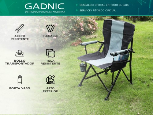 Silla Plegable Gadnic CP15 Director Camping