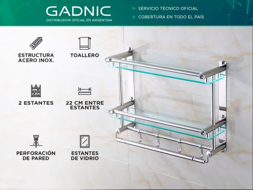 Organizador de Baño Gadnic BH01 Moderno Estante Porta Toalla