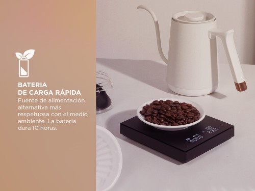 Balanza de Café Plus Timemore con temporizador