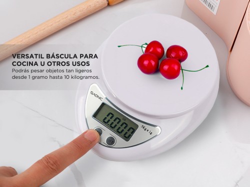 Balanza De Cocina Gadnic G11 1gr a 10Kg Digital