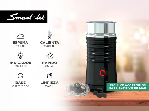 Espumador de Leche Smart-Tek MF850 Eléctrico Teflon