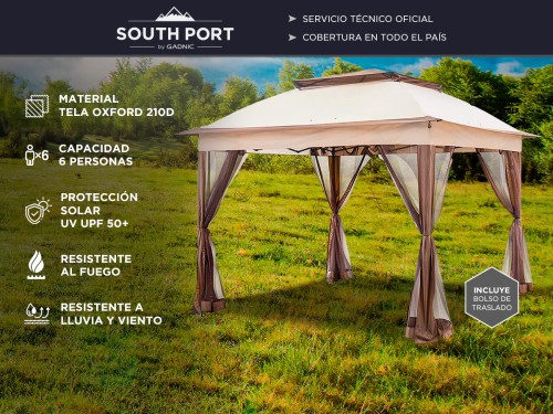 Gazebo Mosquitero Gadnic Gard Tienda de Sombrilla