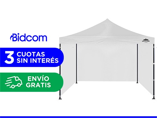 Gazebo Gadnic 3X3M-45 Plegable 3x4,5mt Reforzado Impermeable + Bolso