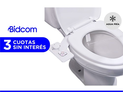 Bidet Para Inodoro Gadnic CleanSeat 100 Agua Fria 2 Boquillas