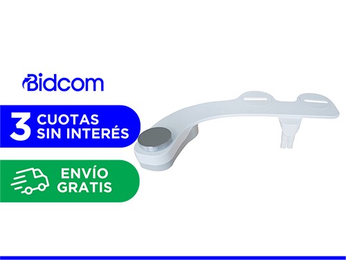 Bidet Para Inodoro Gadnic CleanSeat 200 Agua Fría 2 Boquillas