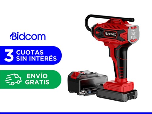 Bomba de Aire Inflador Gadnic Mini Recargable