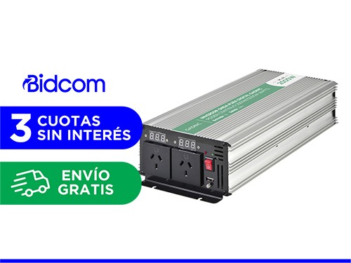 Inversor Onda Pura Digital Corriente Gadnic IV-25 2500w DC-AC