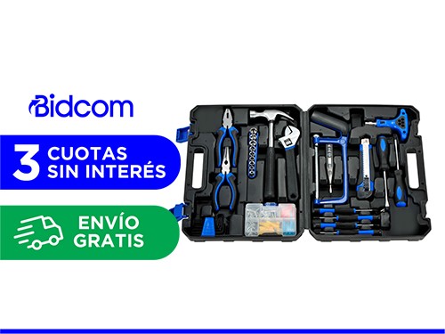 Kit De Herramientas Manuales 113Pzs Set Acero Inoxidable