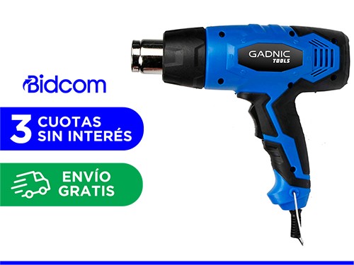 Pistola de Calor Gadnic Progun 1800w + Puntas Adicionales