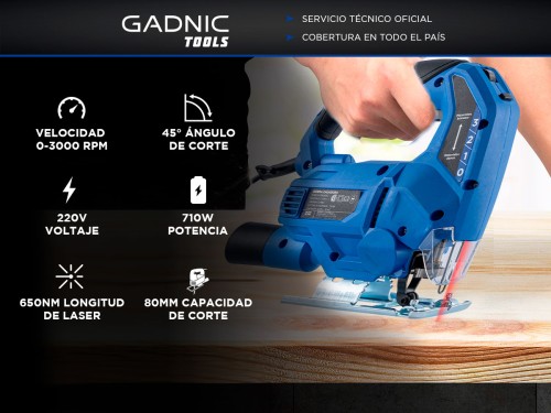 Caladora Gadnic C65M7 Laser Regulable