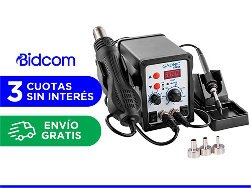 Estación de Soldado Gadnic 878D SMD 750w Profesional