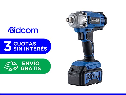 Llave de impacto inalámbrica Gadnic D200 20V