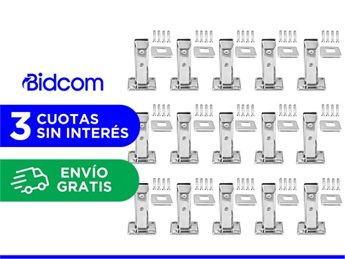 Kit x15 Barandas Gadnic de Acero Inoxidable Balcones Piletas Escaleras