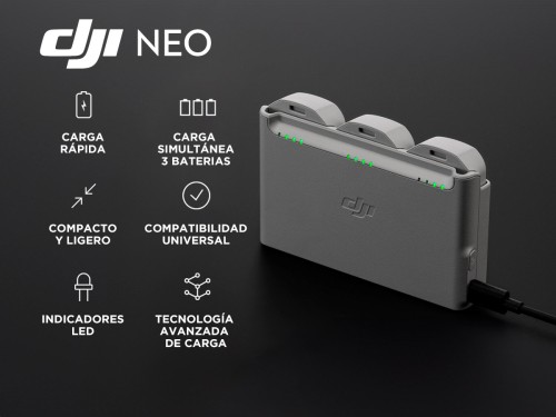 Hub de Carga Doble DJI NEO para 3 Baterías