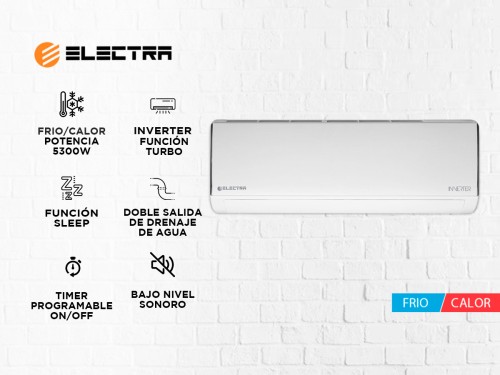 Aire Acondicionado Electra Trend Inverter Frio Calor 5300W Efic A+ENTR