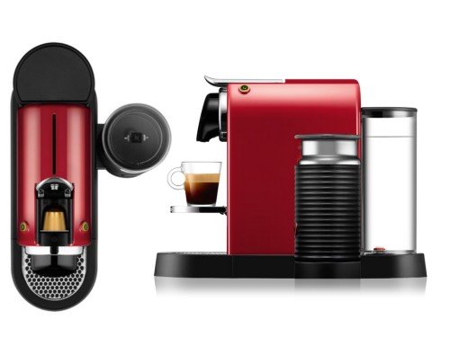 Cafetera Nespresso Citiz Cherry + Aeroccino C123-AR-CR-NE