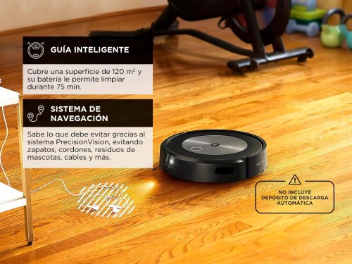 Aspiradora Trapeadora Robot iRobot Roomba C7 Negro