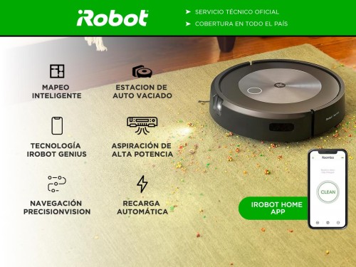 Aspiradora Robot iRobot Roomba J7+ WiFi Alexa + Estacion de Autovaciad