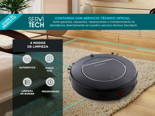 Aspiradora Robot Gadnic Clean Mate Z600 4 Modos 130m2 Silenciosa