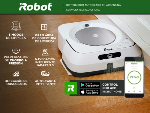 Trapeadora Robot Irobot Braava Jet M6