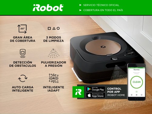 Trapeadora Robot IRobot Braava Jet M6 Negro