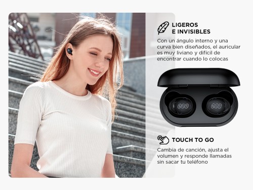 Auriculares Inalámbrico QCY T27 In-ear