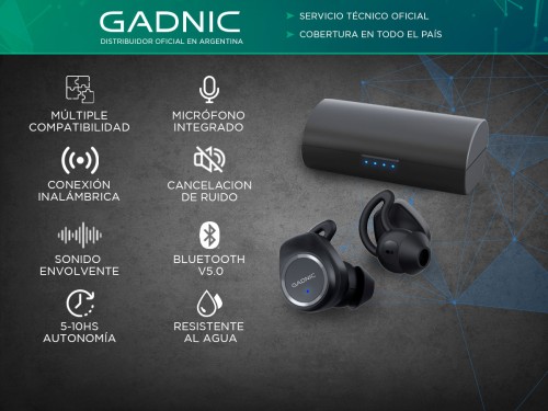 Auriculares Inalambricos Gadnic In-ear SH10 Deportivos Bluetooth Livia