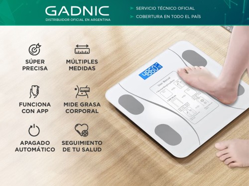 Balanza de Baño Gadnic Digital con APP