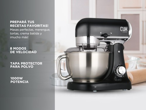 Batidora Planetaria Cuk By Gadnic B3050 1000w Bowl Acero Inoxidable 5l